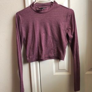 Long sleeve shirt, crop top